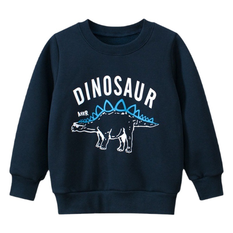 27kids brand children's clothing autumn and winter cross-border clothing children's sweater fleece-lined pullover baby boys' clothes wholesale