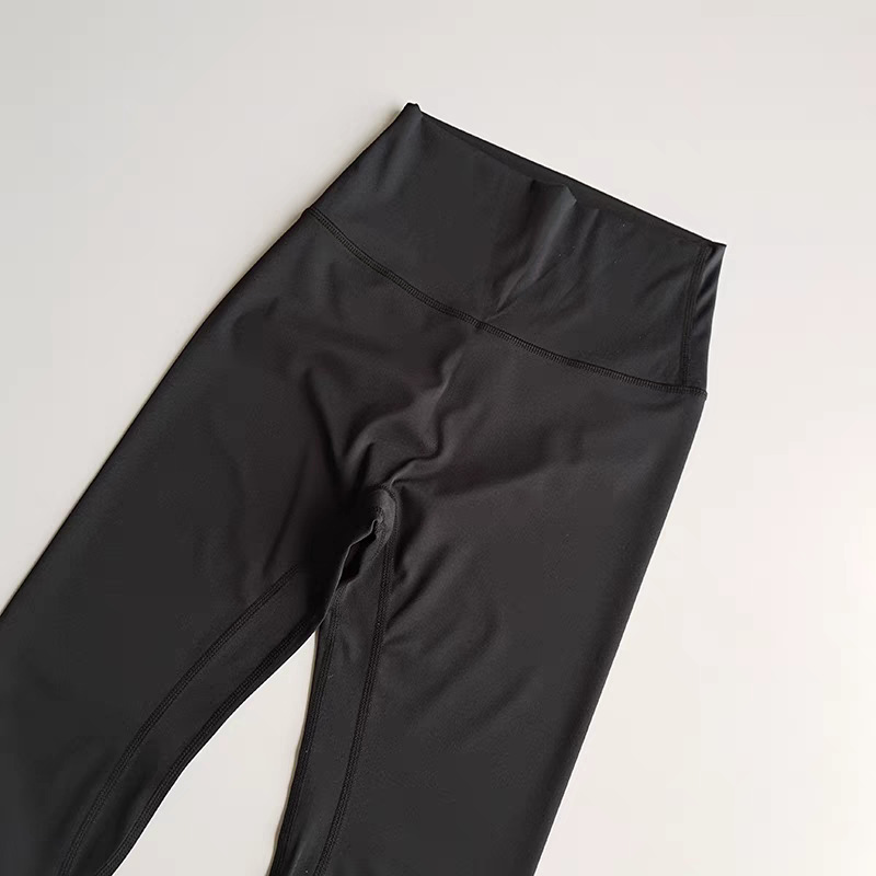 Picture of No Embarrassment Line Yoga Trousers Naked High Waist Sports Tights Quick-drying Breathable Running Fitness Training Leggings