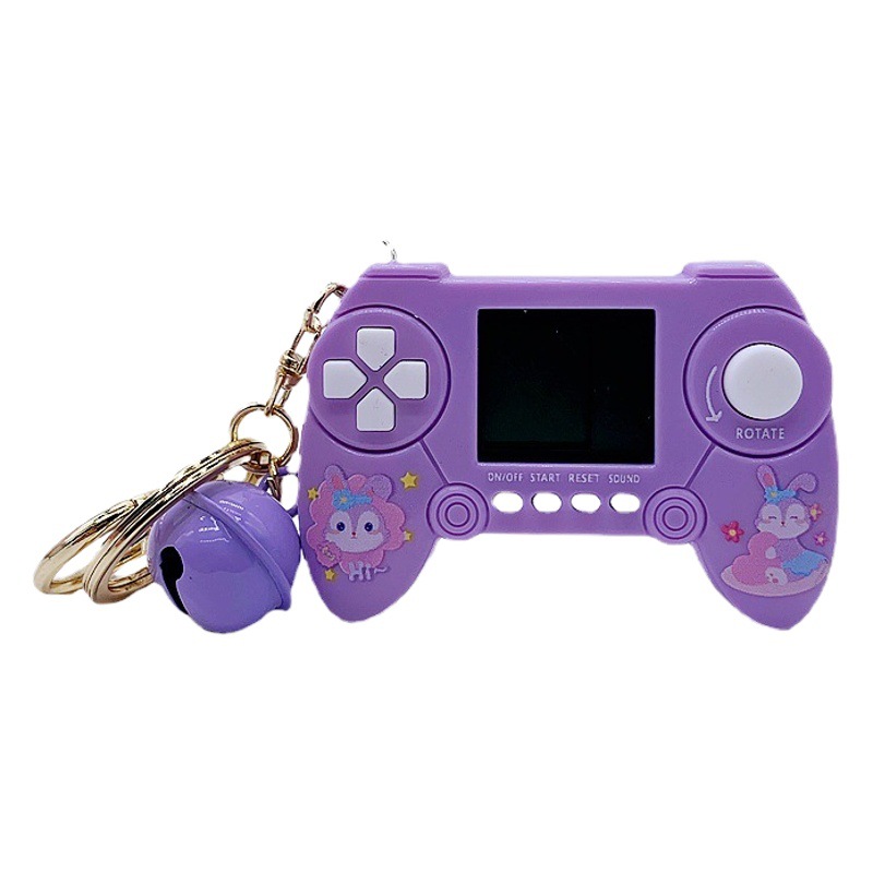 Creative Tetris handheld mini game toy trend bag key chain pendant gift supply