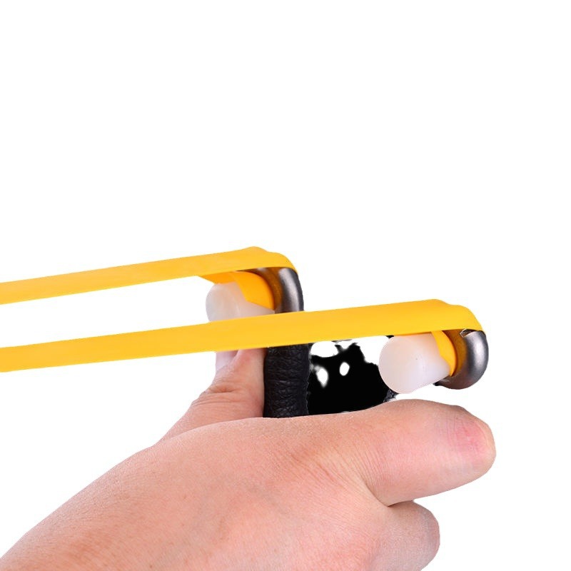 Picture of Xizang Antelope High Precision Reflex Traditional Slingshot Frame Daquan Stainless Steel Metal Large Power Round Rubber Tendons