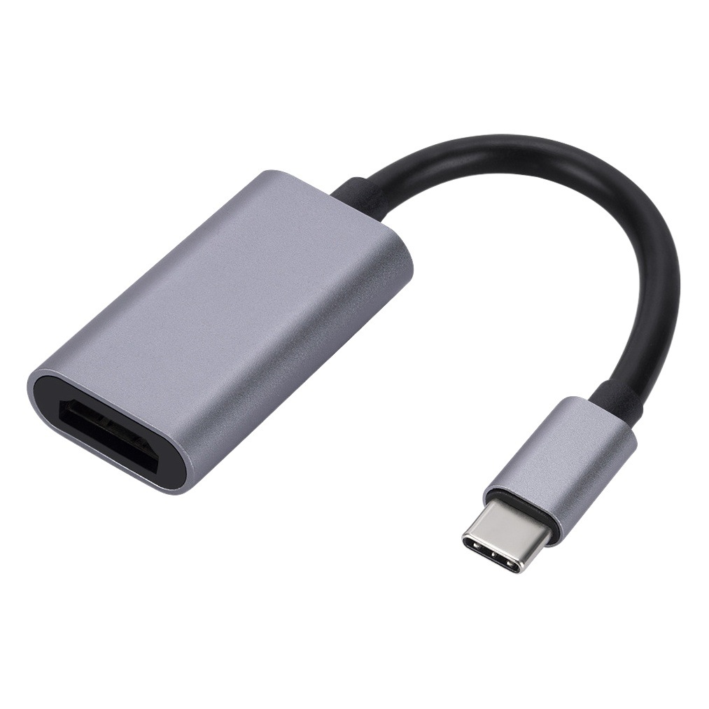 Aluminum Alloy type-c to hdmi adapter cable 4K HD projection screen mobile phone laptop to large screen converter