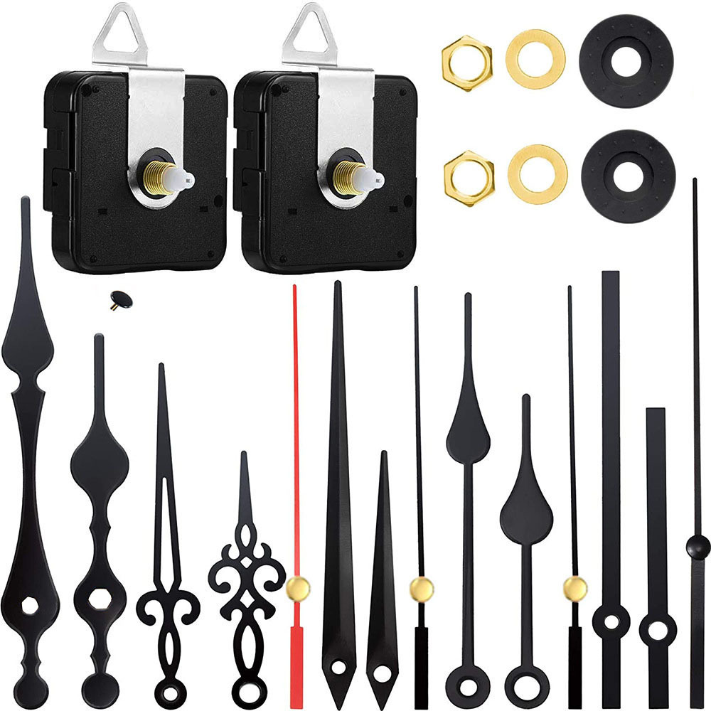 Picture of Cross-border hot selling DIY clock movement mute wall clock accessories clock Wall watch core mechanism 2 Movement +5 sets of clock needle