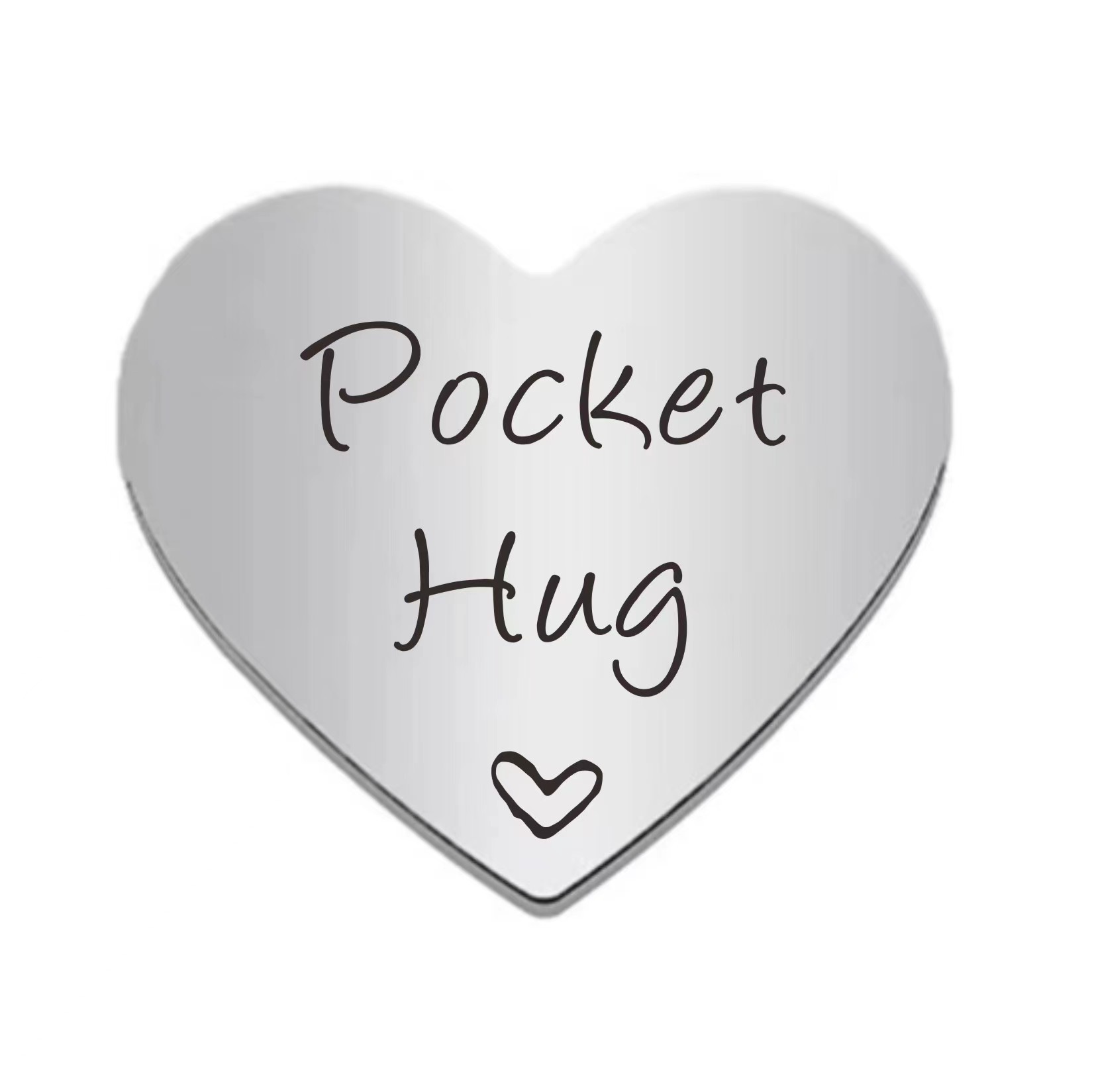 Picture of Cross-border hot-selling creative European and American stainless steel pocket lucky coins for male and female friends commemorative gifts lettering wholesale