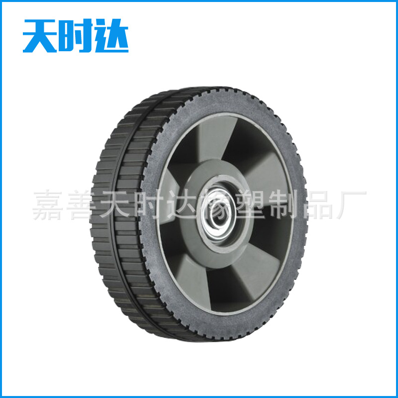 Production of 6inch Wear-Resistant Plastic Wheels, Incoming Material Processing, Stroller Auxiliary Pvc Toy Car Plastic Wheels, Preferential Customization