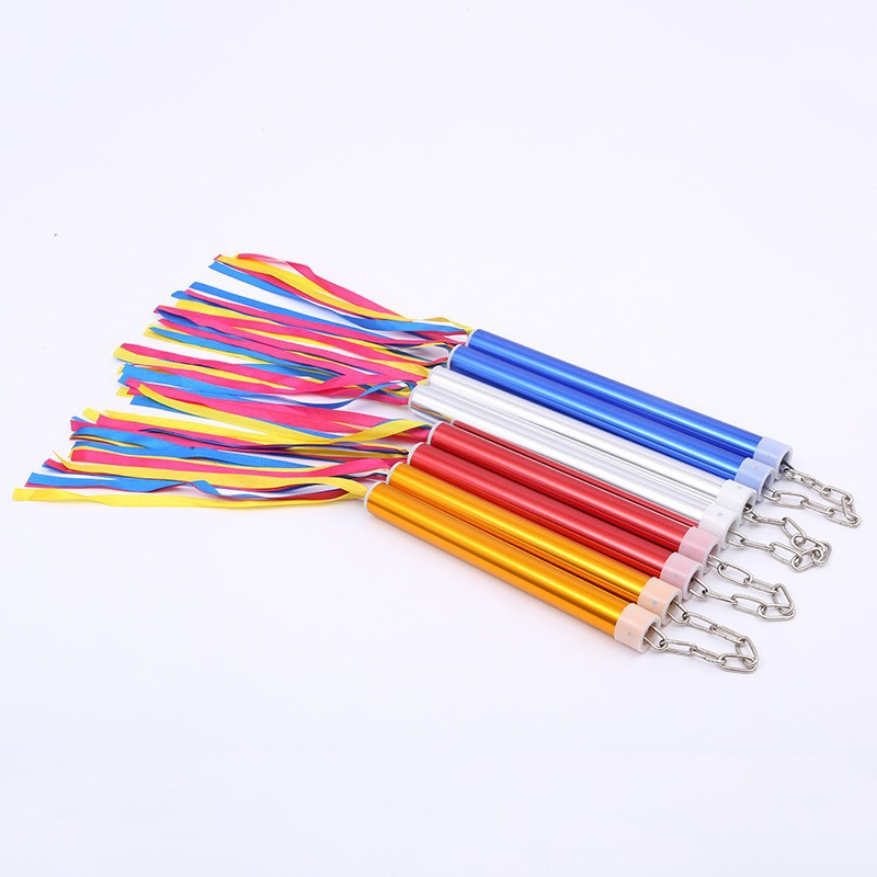 Picture of Factory wholesale aluminum alloy nunchakus ribbon aluminum alloy nunchakus children training nunchakus performance nunchakus