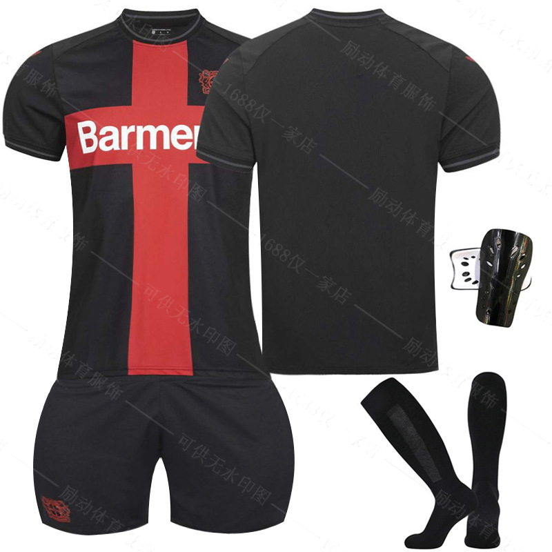 Picture of 2324 Bundesliga Bayer Leverkusen Home Football Uniform No.10 Wertz 30 Flinpeng 34 Zaka Champion Uniform Jersey