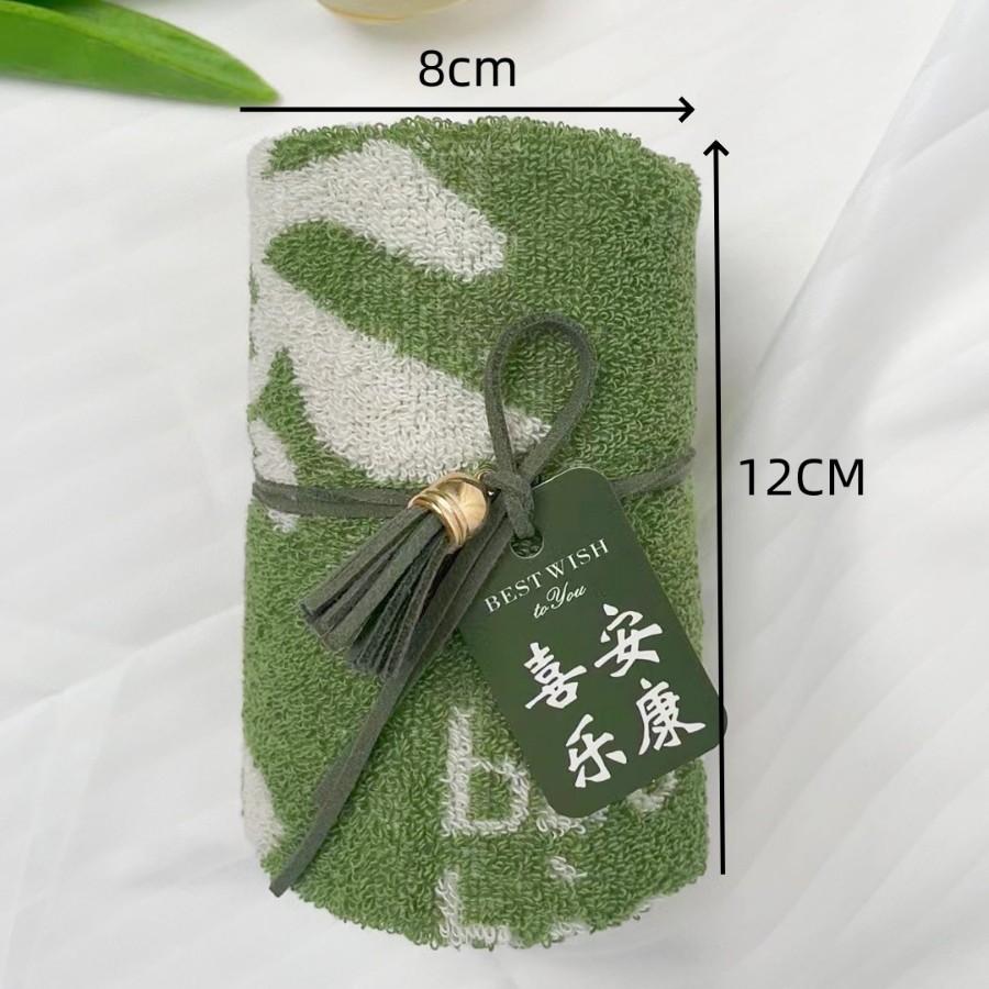 Picture of Hand-to-hand gift towel large square towel rich and beautiful wedding gift towel Xi shop trend ceremony bear towel wholesale