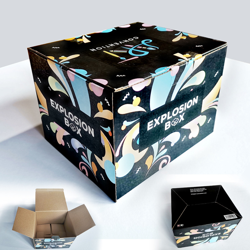Color box carton custom color Flying Machine box clothing corrugated express box packaging box printing custom logo