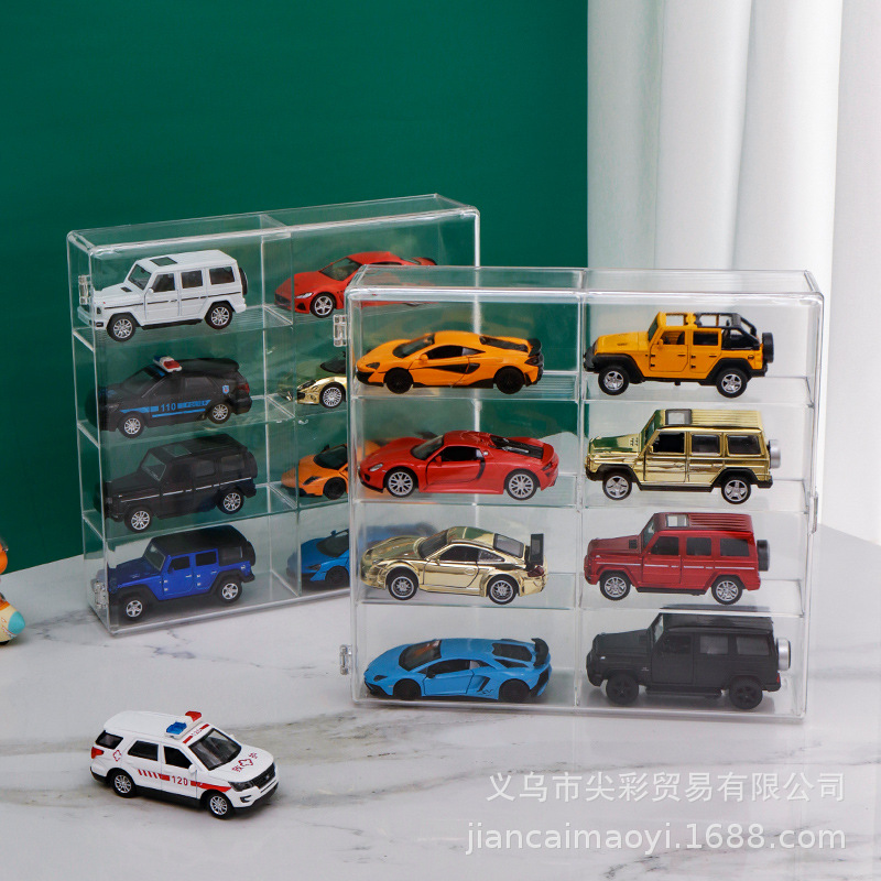 1:32 Toy Car Model Display Rack Model Storage Rack Domeka Storage Box Display Cabinet Car Display Cabinet