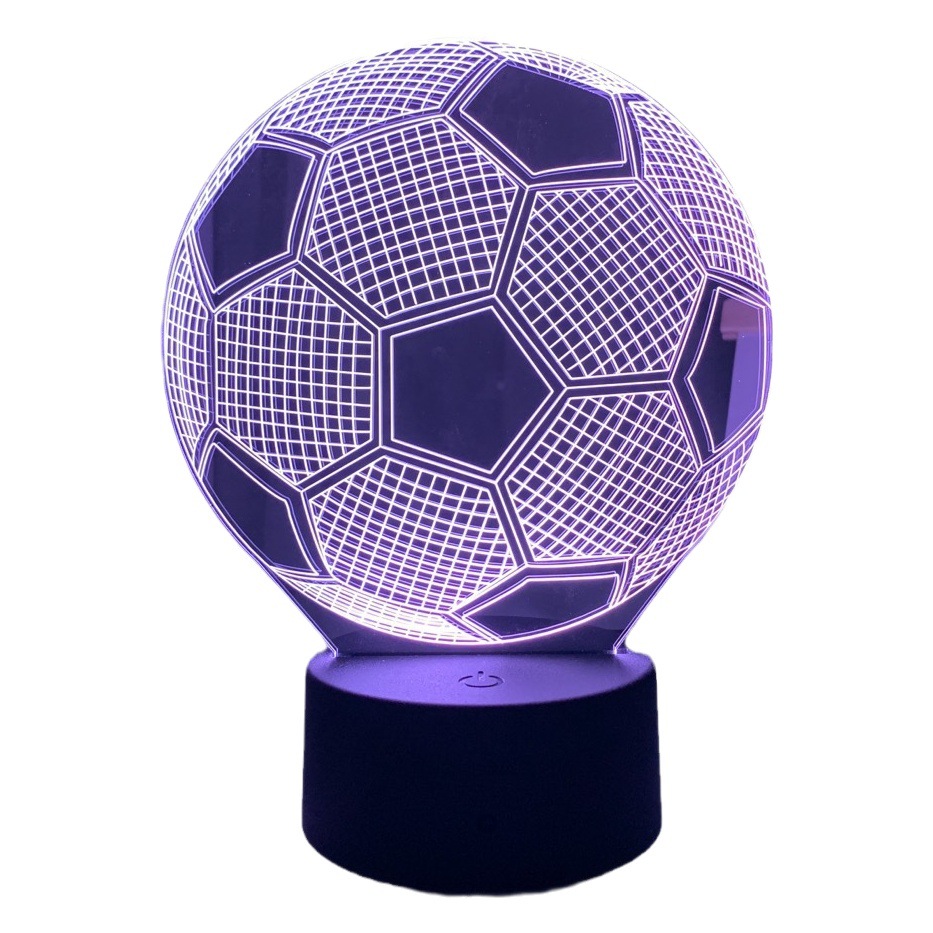 Football Related European Football Team logo Encyclopedia 3D Nightlight English Instructions Cross-border Foreign Trade Packaging Standards