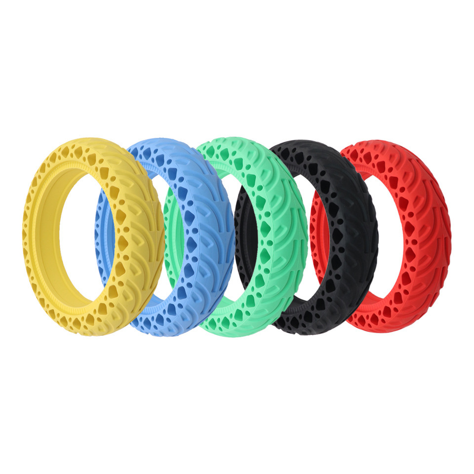 Universal 8.5-inch Xiaomi M365 electric scooter honeycomb solid tire wear-resistant shock-absorbing pattern tire New