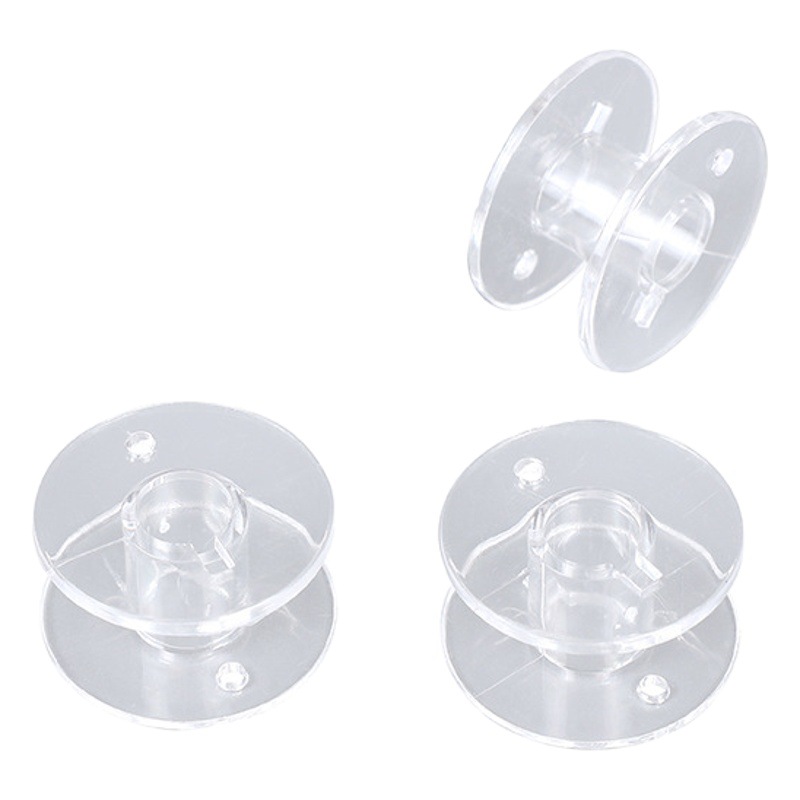 Bobbin Plastic Bobbin Thickeneded Sewing Machine Coil Spool 2518P Multifunctional Universal Bobbin Factory Wholesale