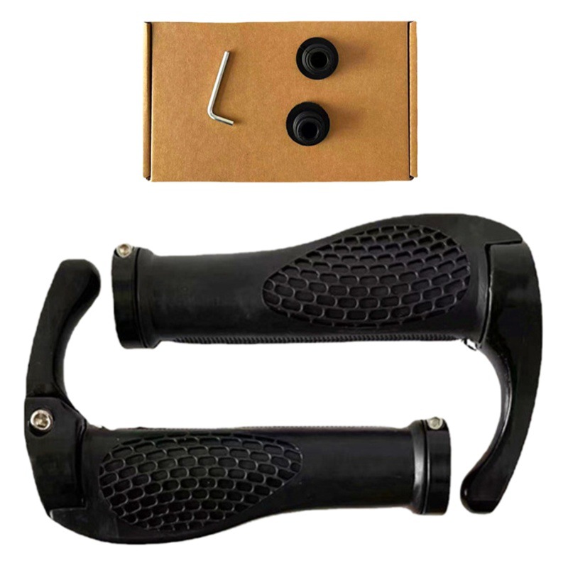 Ergonomic rubber locking handle set grip aluminum alloy deputy handle Horn set meat ball set manufacturers wholesale