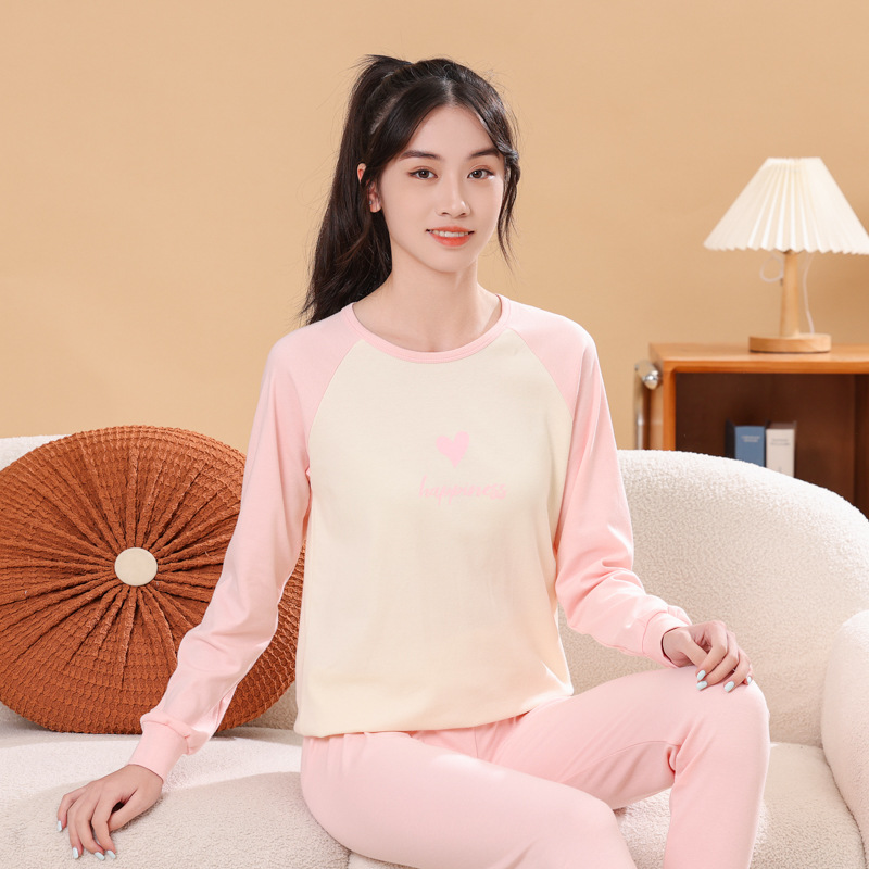 Children's autumn and winter children's clothing cotton bottoming shirt suit children's warm autumn clothes autumn pants boys and girls home clothes
