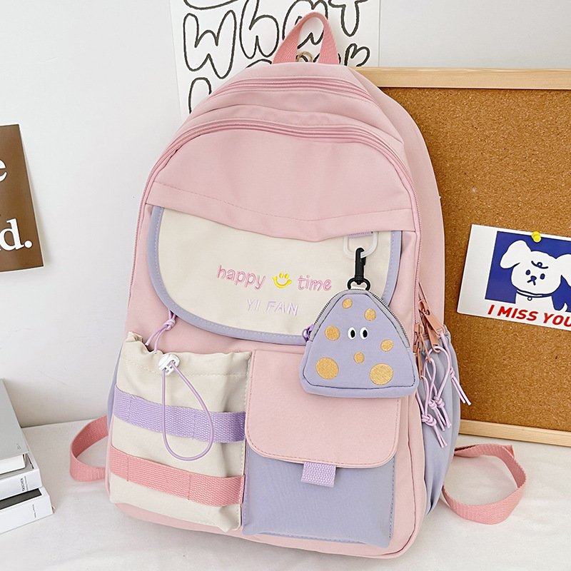 Picture of Schoolbags for High School Students High Quality Wholesale Customized Junior High School Students and Elementary School Students Cute Backpacks Girls and Children's Backpacks