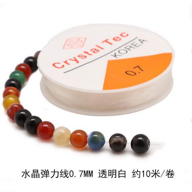 Picture of High quality crystal thread bead elastic string bracelet necklace elastic rope diy handmade accessories jewelry material