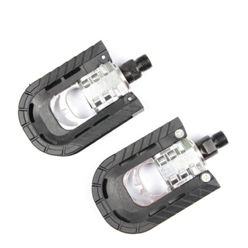 DRCKHROS aluminum alloy bilateral foldable pedal folding bicycle pedal bicycle pedal
