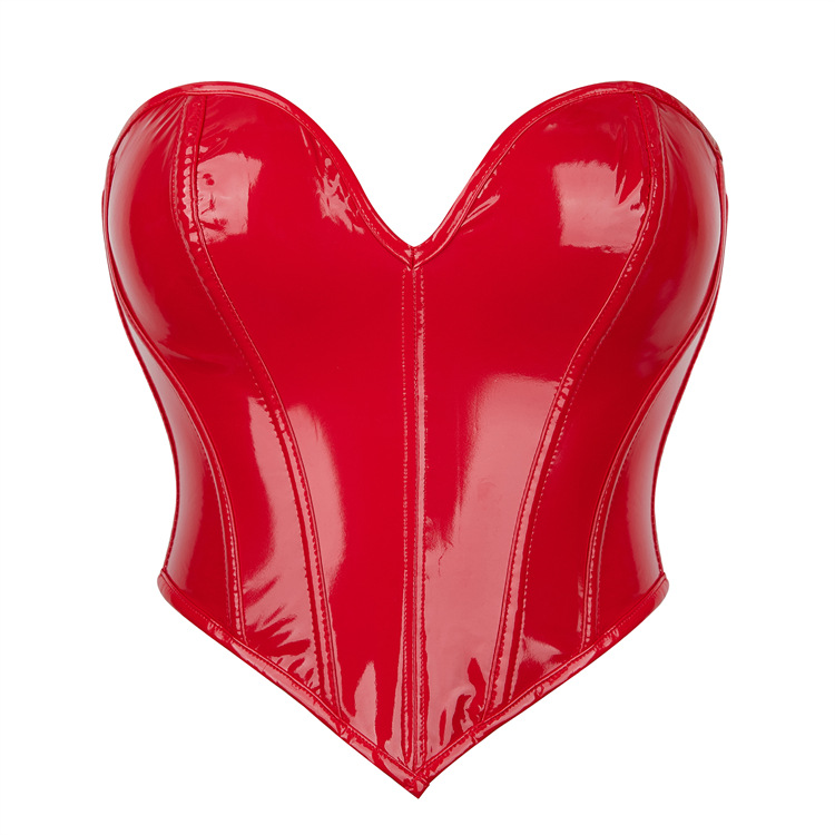 New PVC leather chest sexy body-shaping jacket Amazon AliExpress Lazada cross-border e-commerce supply generation