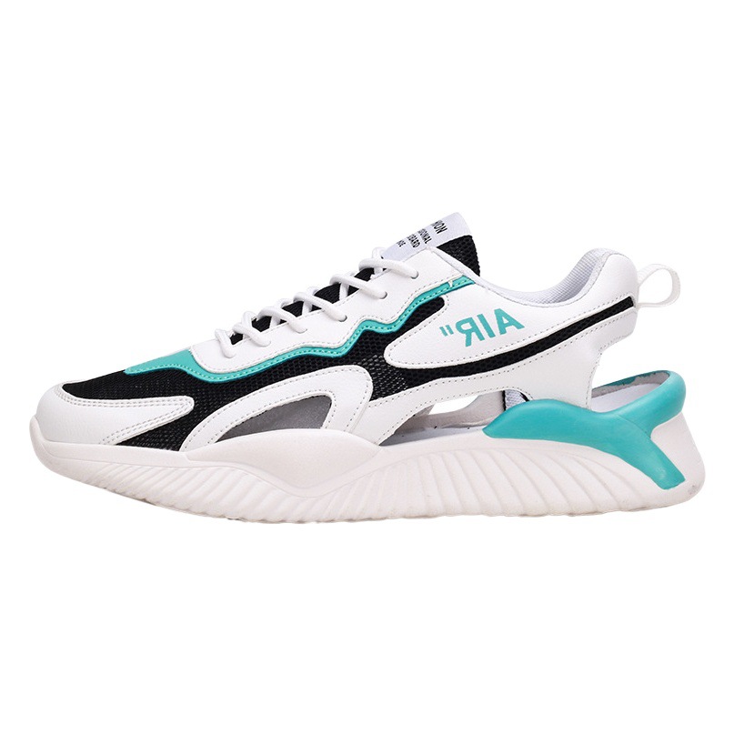 Sandals Men's Summer 2025 New Hollow Mesh Sports Baotou Mesh Shoes Non-slip Deodorant Beach Outer Wear for Teenagers