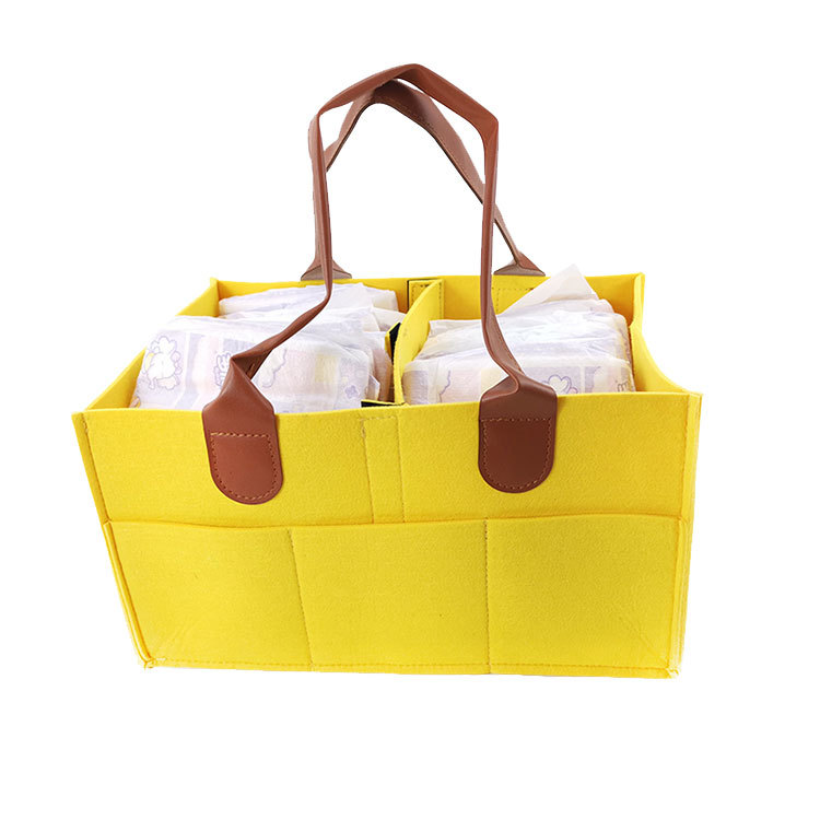 Picture of Diaper Storage Bag for Mothers and Babies, Travel Felt Bag with Custom Logo, Essential for Travel