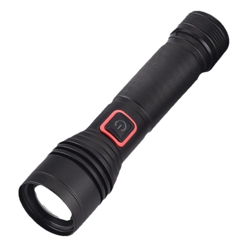Picture of Hot-Selling White Laser P50 Zoomable Small Flashlight for Outdoor Camping, Hiking, Night Riding, and Home Use, Rechargeable Flashlight