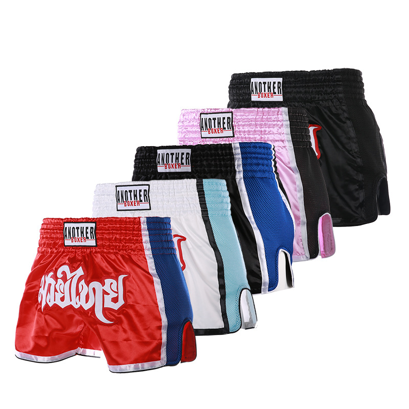 Picture of New Mesh Muay Thai Shorts Strong and Durable Simple and Beautiful Boxing Fighting Training Shorts Children Adult