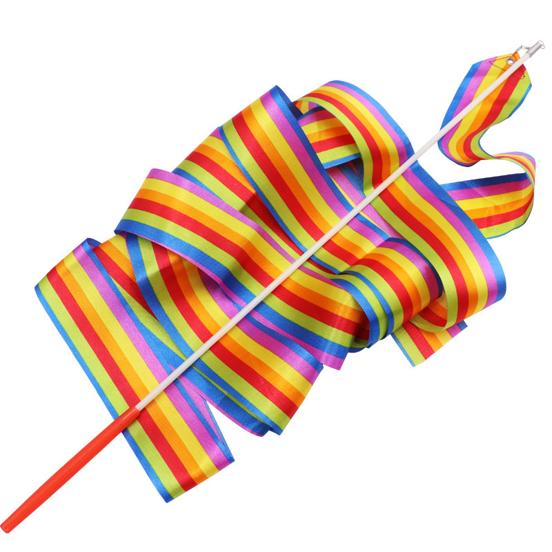 Picture of 4 m Gymnastics Ribbon Color Ribbon Adult Art Dance Performance Props Dance Ribbon Children's Toys Ribbon