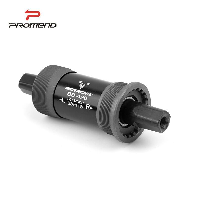 promend square hole middle shaft sealed Peilin bearing middle shaft mountain bike integrated Axle five-way 68mm
