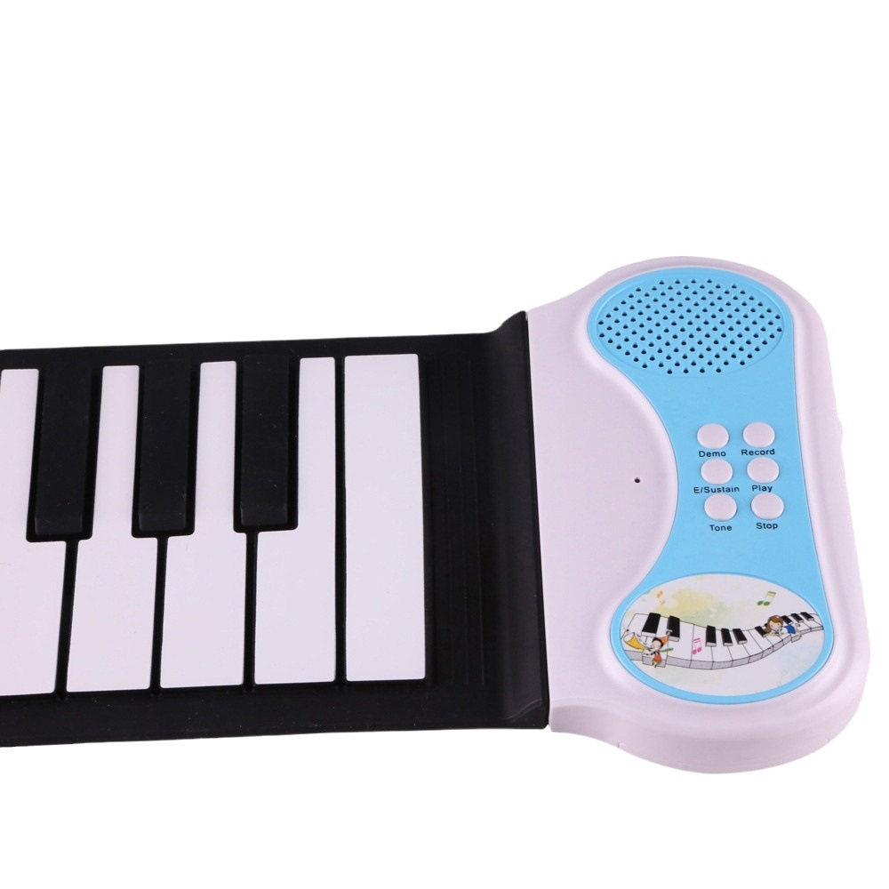 Kihuixing Kidsren's Hand-Rolled Piano Pn49S Digital Keyboard 49-Key Factory Portable Piano Beginner Silicone