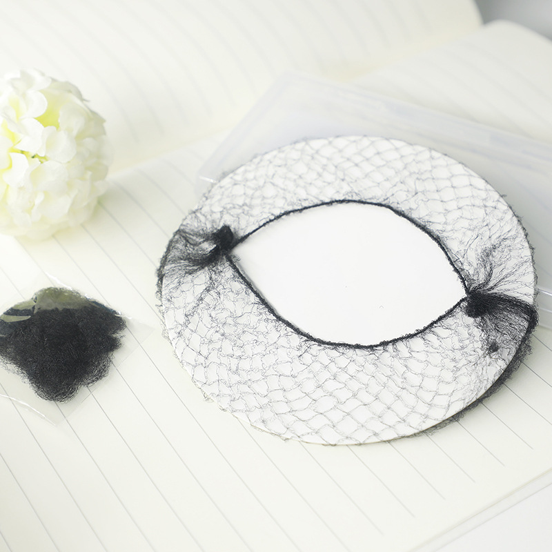 Picture of Children's Ballet Dance examination invisible hair net adult hairpin suit ball head updo hair net pocket hair cover headdress