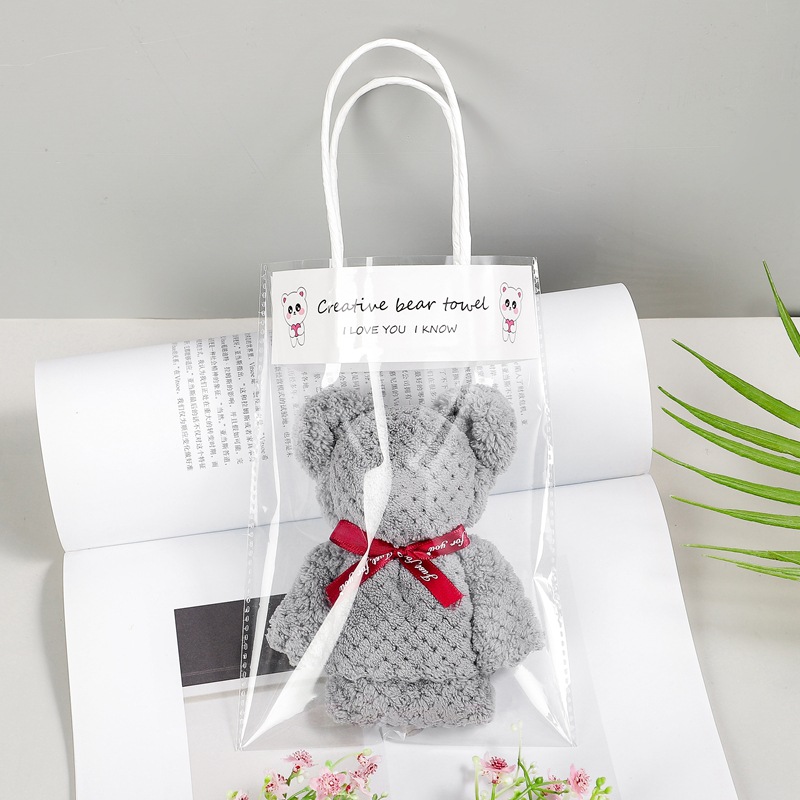 Picture of Bear Towel Hand Gift Wedding Gift Birthday Return Gift Wedding Shop Christmas Gift Opening Gift Bear Towel