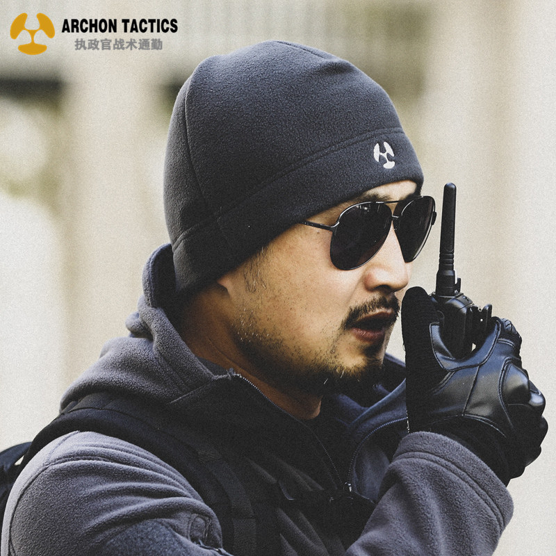 Archon Tactical Fleece Cap Men's Fleece Outdoor Army Fans Autumn and Winter Thickened Ear Protection Warm Baotou Sports Cap