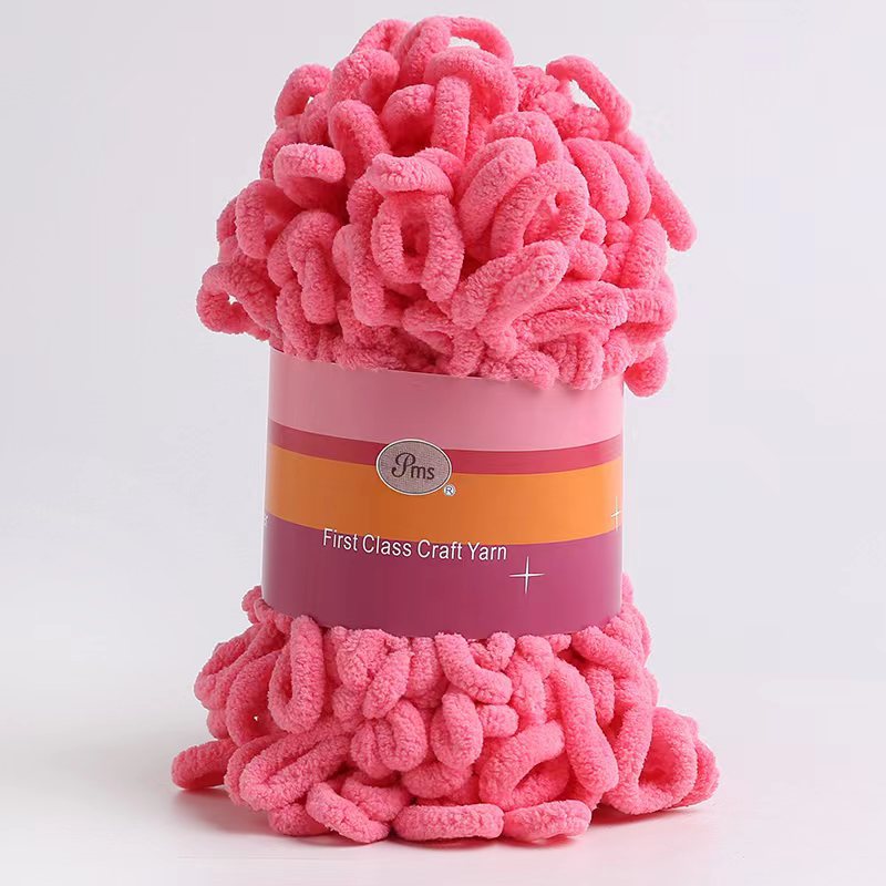 Picture of Loop Yarn Ear Yarn Medium-Thick Yarn for Hand Knitting DIY Pillows, Blankets, Scarves, Ice Yarn in Stock Wholesale
