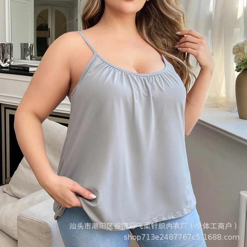 Picture of Cross-border Pregnant Women's Sling Women's Vest Belt Chest Pad Wear-free Bra One-piece Breastfeeding plus size Underwear Loose Inner Wear T-shirt