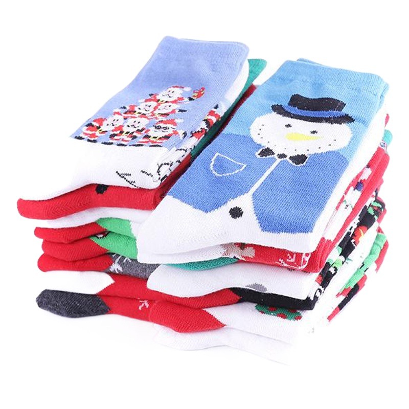 Cross-Border Exclusive Supply of 2021 Fashionable 30 Trendyy Brand Christmas Socks Personalized Creative Mid-Tube Trendyy Socks Manufacturer Wholesale
