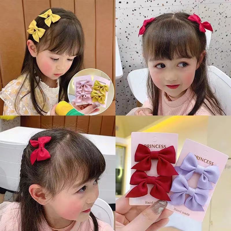 New Korean Children's Bow Hairpin Girl Baby Broken Hair Side Cute Children's Hairpin Hair Accessories Headwear for Women
