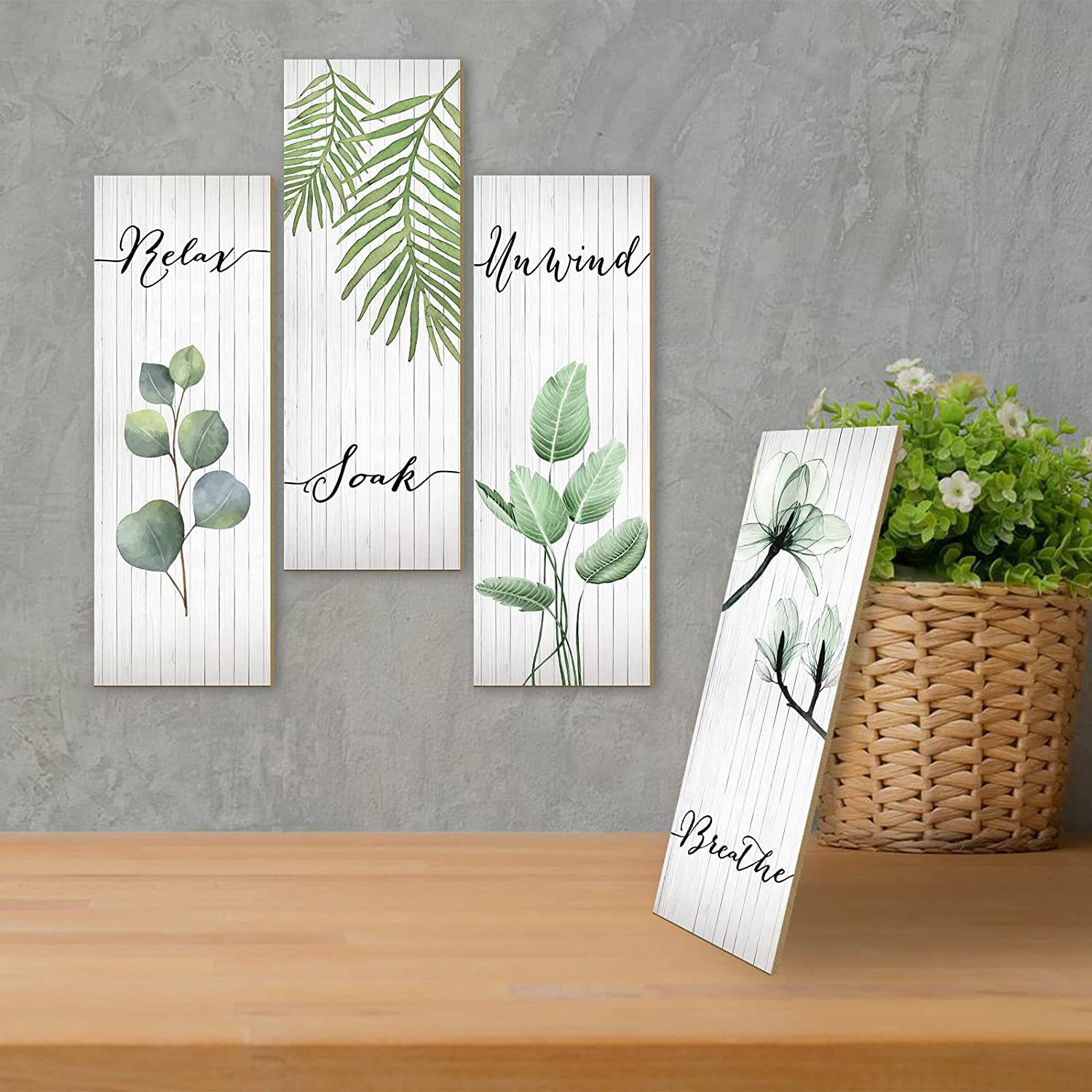 New Inspirational Wooden Wall Decoration Bedroom Wall Decoration Amazon New Hot Wall Decoration Small Fresh Art Hanging Decoration