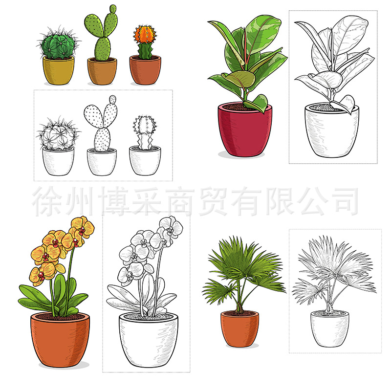 2023 original seal transparent silicone seal stamp factory in stock soft rubber seal plant flower seal