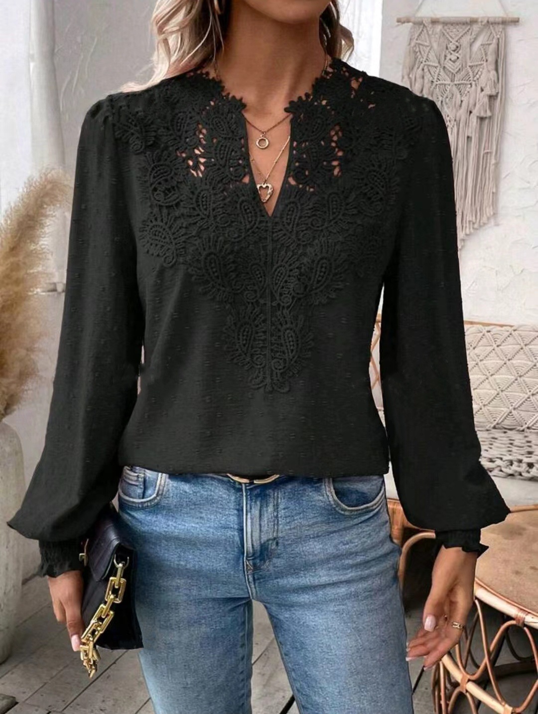 2024 Amazon Independent Station Cross-border Women's Shirt Decals Cut Flowers Craft Women's Shirts