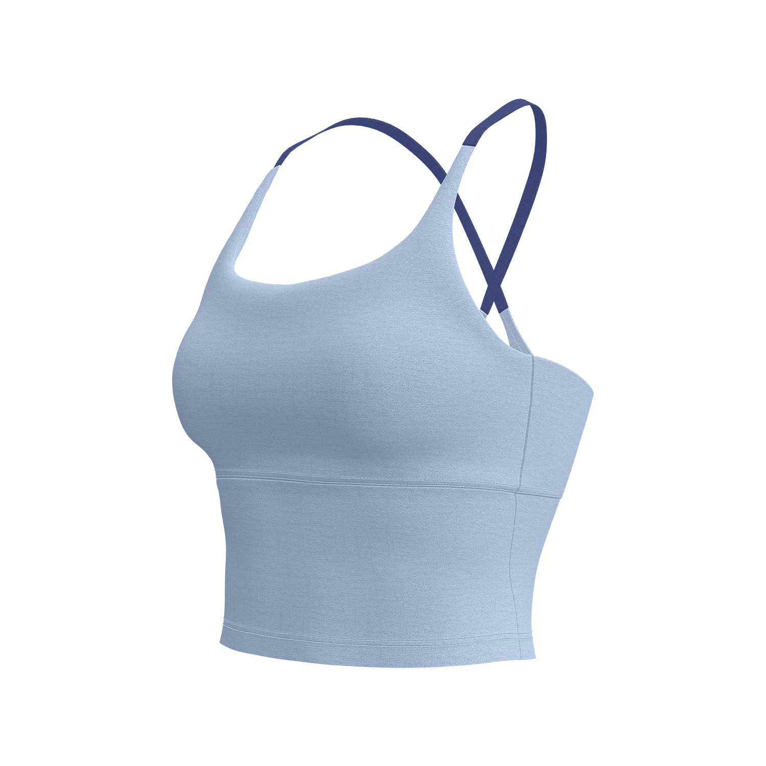 Picture of Juyitang High-Elastic Nude Sports Bra Women's Summer Yoga Bra with Chest Pad Fitness Vest Top Suspenders