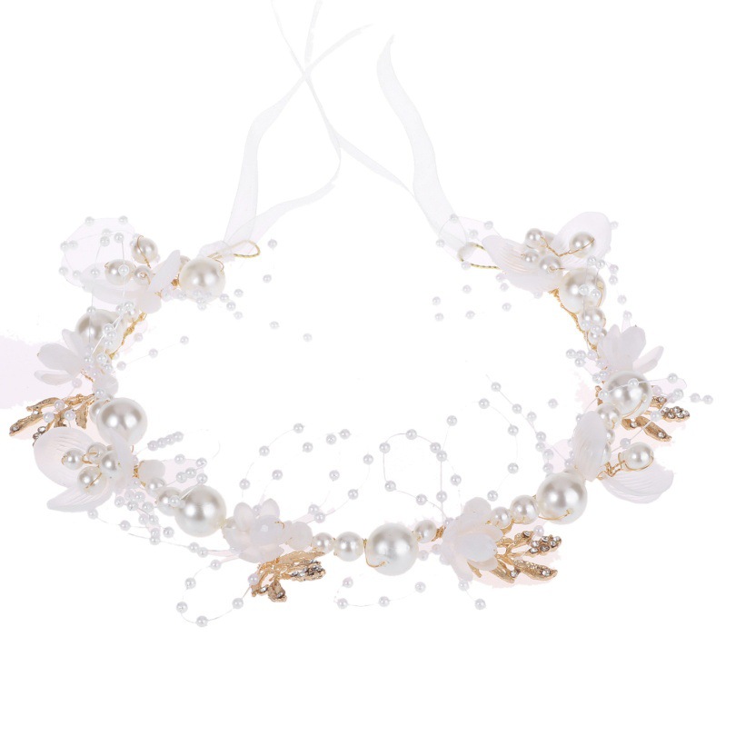 Amazon Bridal Jewelry New Hot Selling Mori Girl Bridal Garland Headband Headband Accessories Children's Performance Headwear