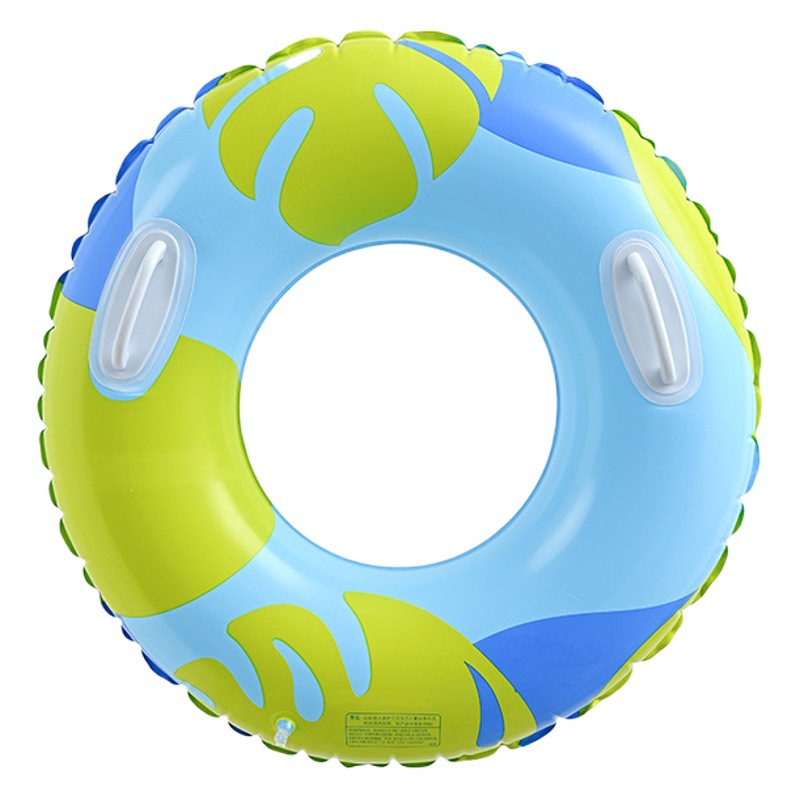 Picture of Factory wholesale thickened children's striped adult swimming ring inflatable underarm ring net red floating ring double airbag swimming ring
