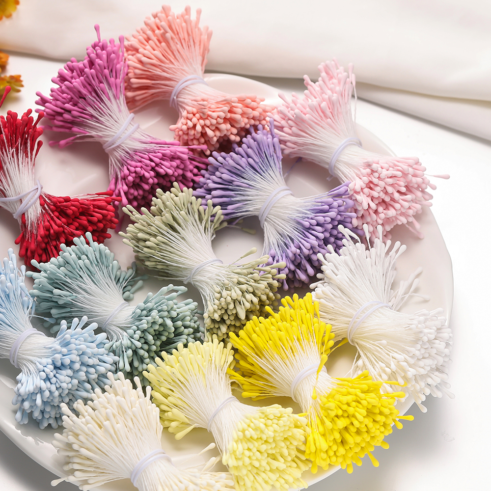 2mm matte gypsum stamens twisted stick fondant flower core handmade DIY antique style hairpin jewelry material