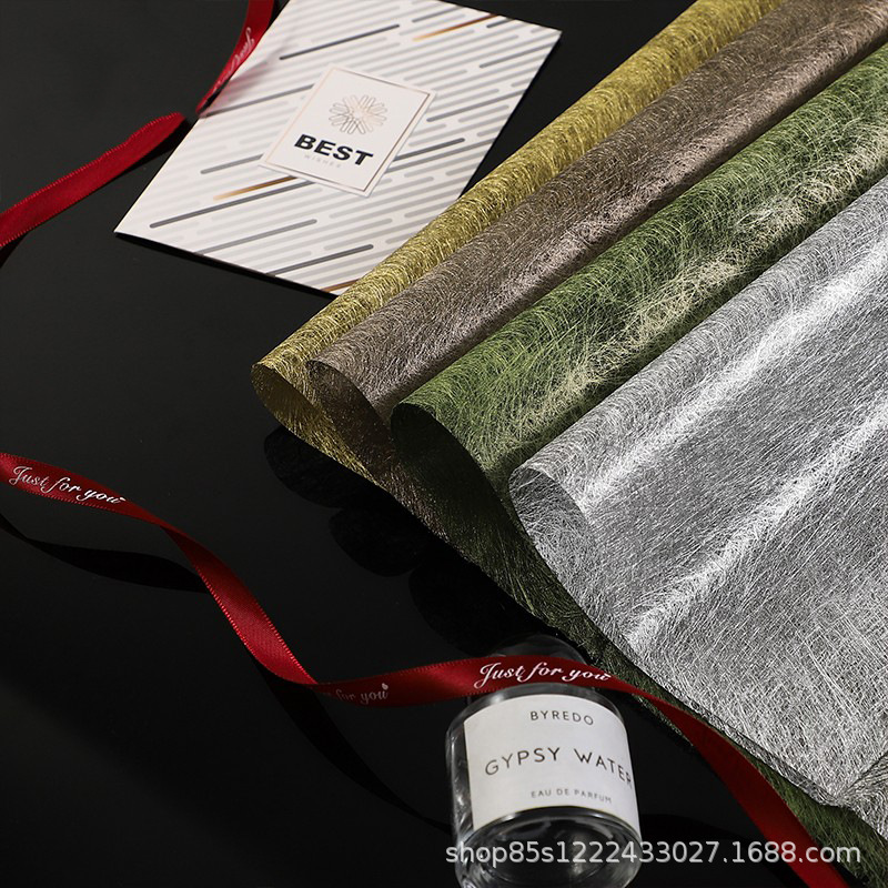 Zhuo fiber flower material cloud silk paper bouquet high quality lining paper floral gift bag flower paper high-end Flower wrapping paper