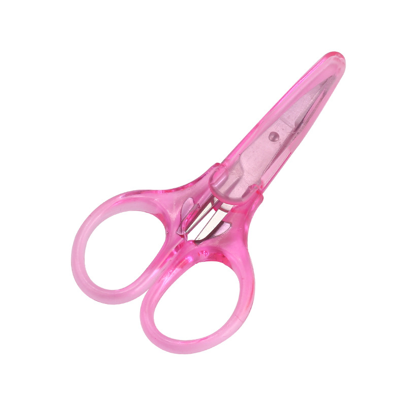 Picture of Stainless Steel Small Scissors Office Scissors Bangs Scissors Handheld Handmade Paper-cut Household Scissors Student Scissors