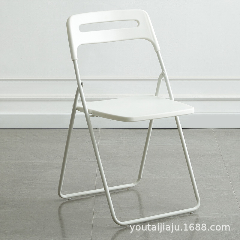 Picture of Folding chair back chair household dining chair portable chair plastic dining chair training chair conference chair staff chair
