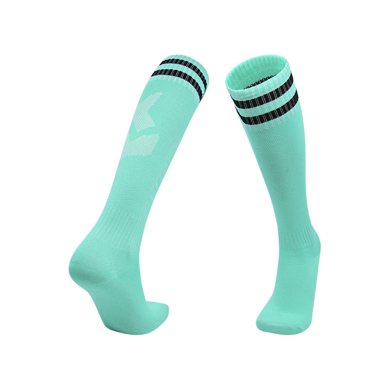Picture of Autumn and Winter Two-Bar Soccer Socks, Breathable and Sweat-Absorbent, Long Striped Sports Socks, Thin High-Tube Professional Training Socks Wholesale