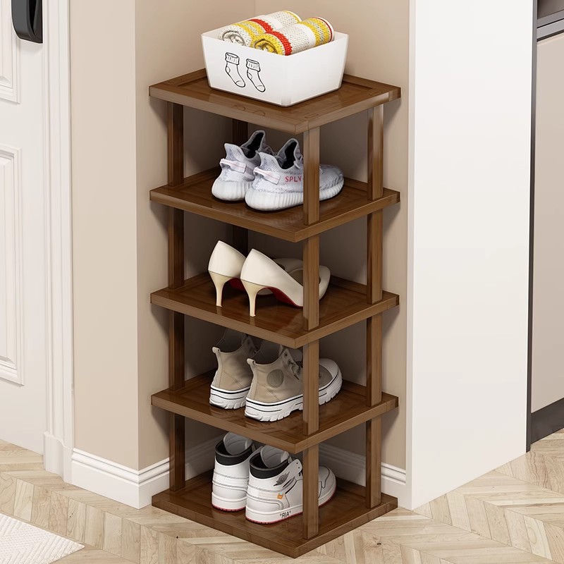 Shoe Rack for Home Entrance Mini Narrow Shoe Storage Rack Multi-Layer Shoe Cabinet Entry Narrow High Vertical Space Saving