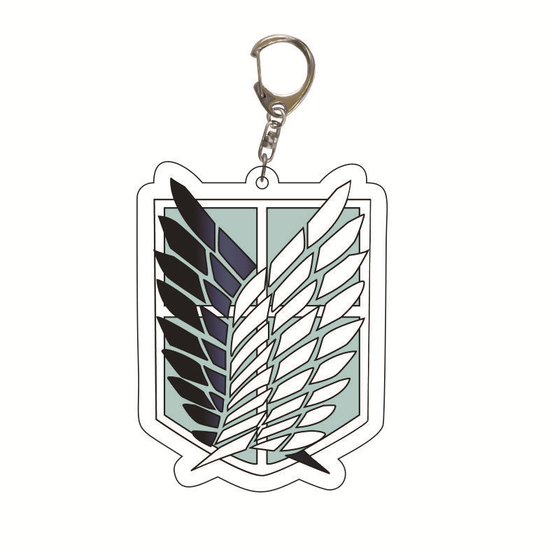 Picture of Star anime peripheral acrylic keychain pendant wholesale attack giant creative jewelry gift
