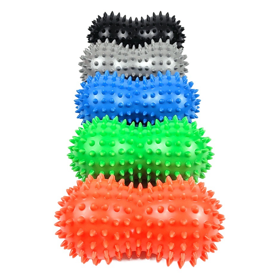 pvc peanut Thorn ball massage acupuncture point grip ball foot health care sharp nail fascia ball yoga fitness hedgehog ball